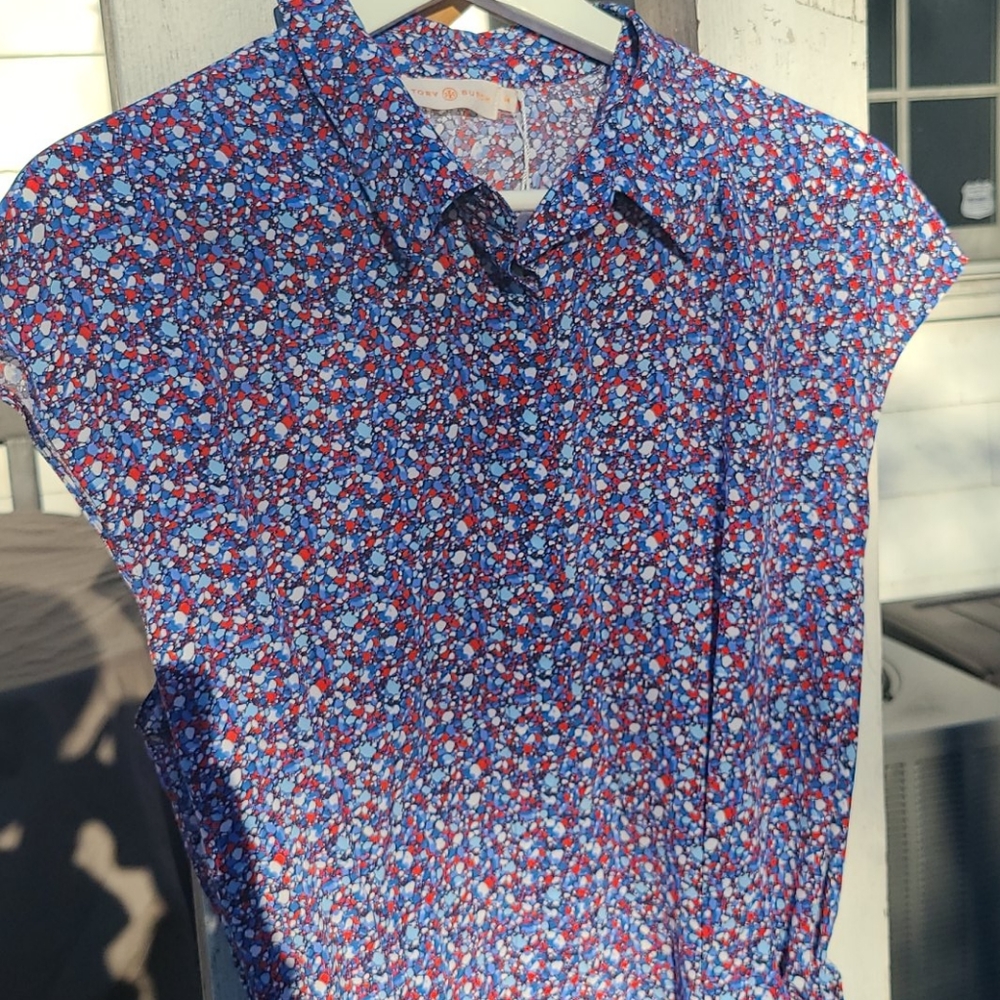 Tory Burch Silk Shirt Dress